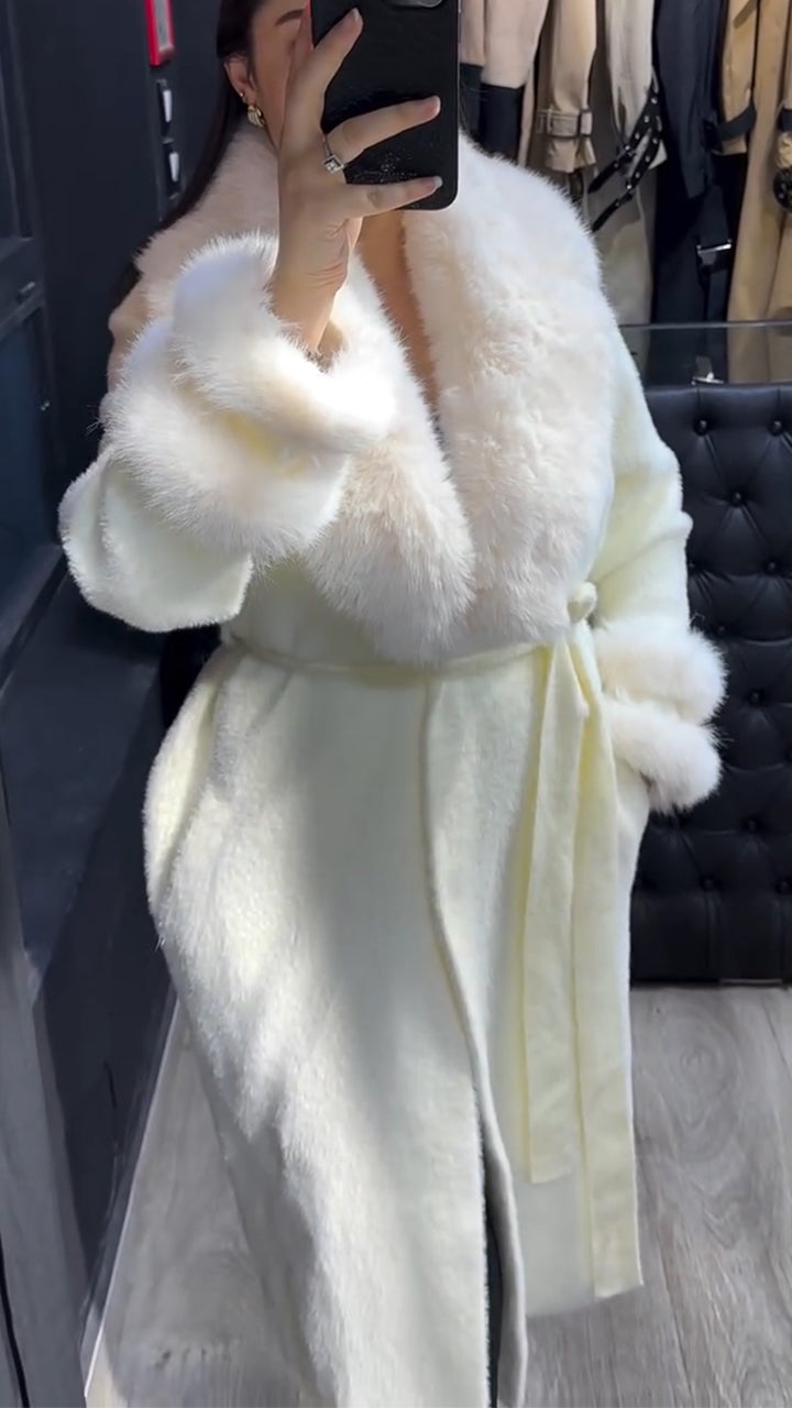 Women Fur Collar Temperament Casual Coat