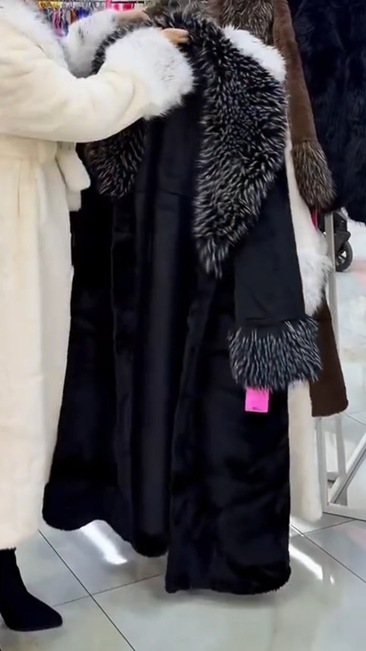 Women Lapel Plush Temperament Casual Coat