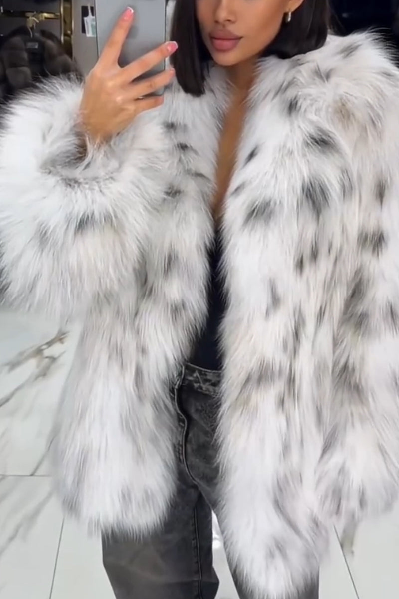 Women Temperament Casual Plush Coat