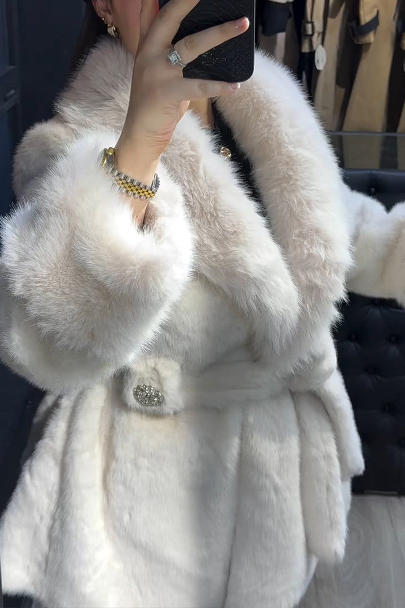 Women Temperament Casual Plush Coat