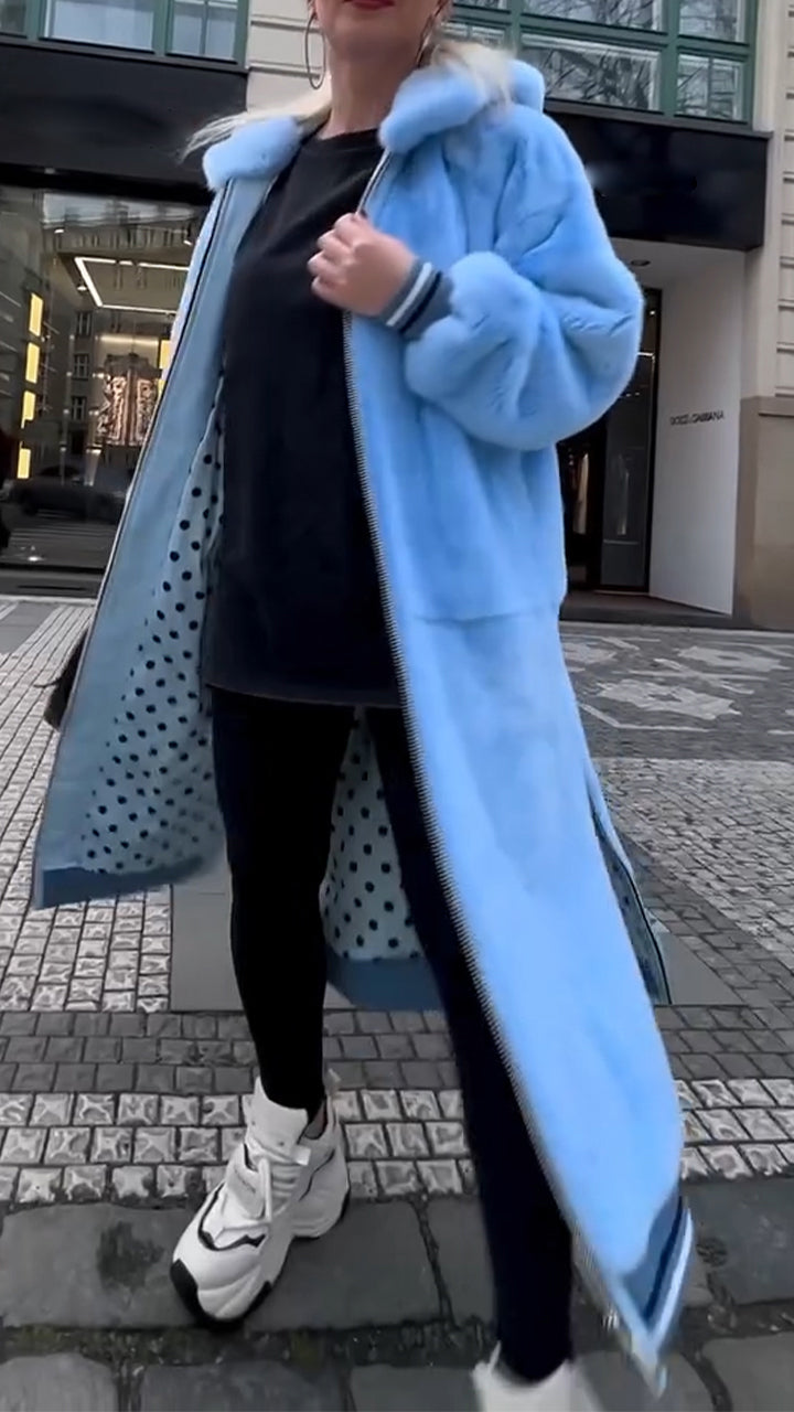 Women Hooded Casual Plush Coat