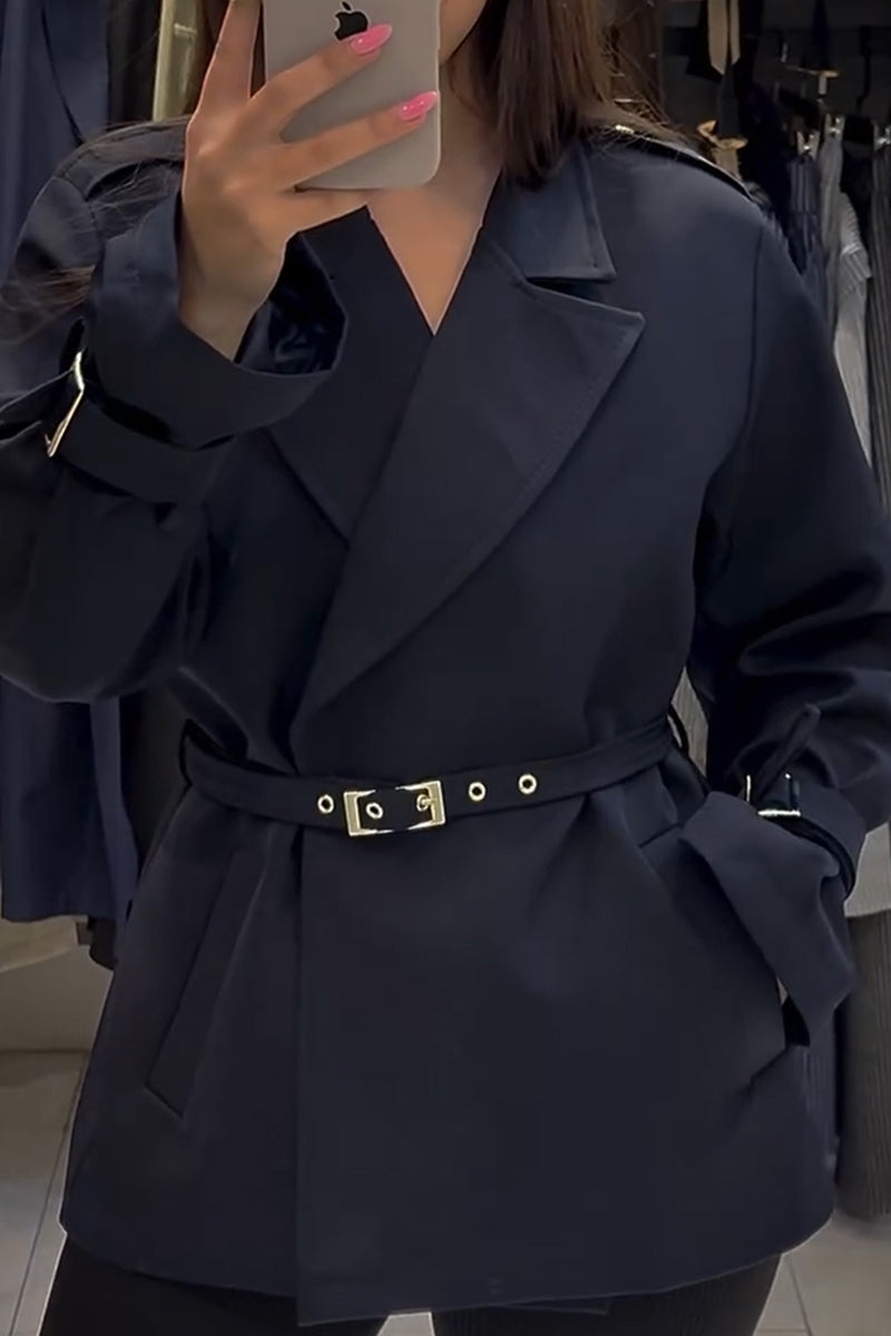 Womens Lapel Temperament Commuter Jacket