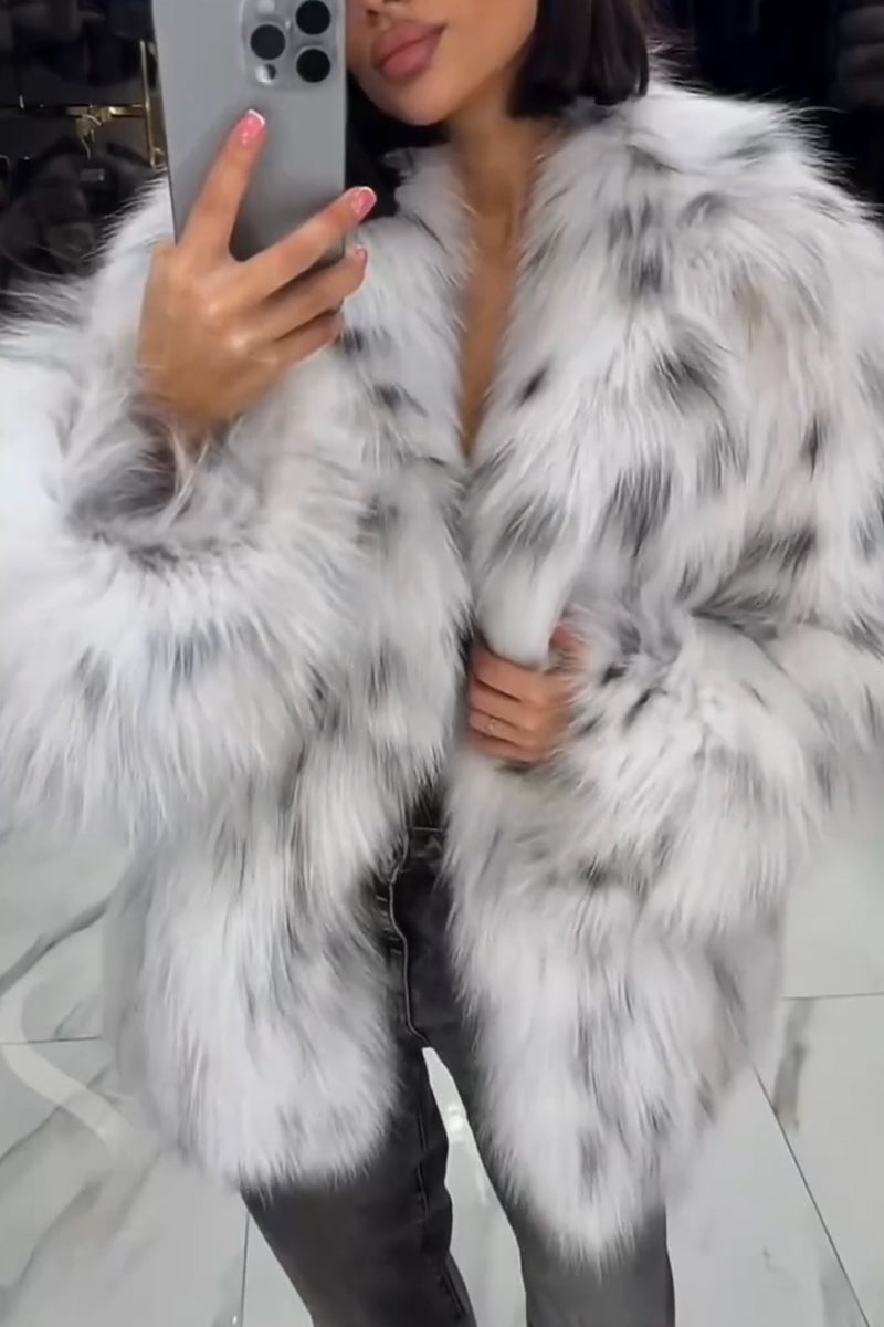 Women Temperament Casual Plush Coat