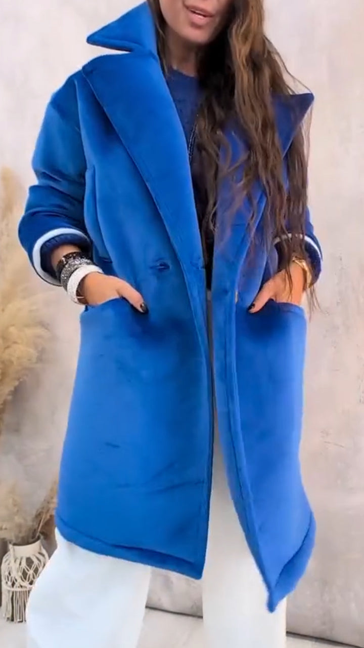 Women Lapel Temperament Casual Coat