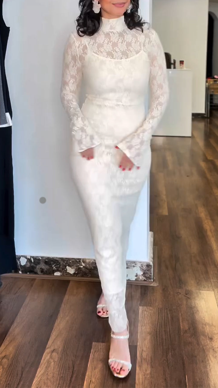 Women Round Neck Printed Patchwork Casual Dress