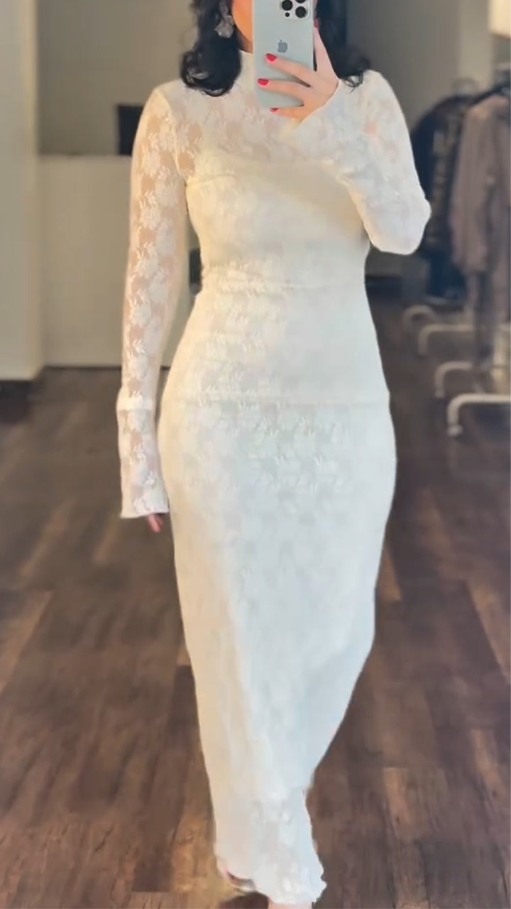 Women Round Neck Printed Patchwork Casual Dress